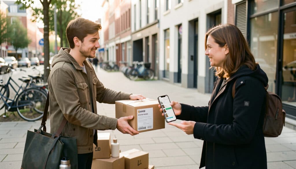 Application d’envoi de colis entre particuliers
