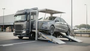 Transport de voiture par camion : prix et protection