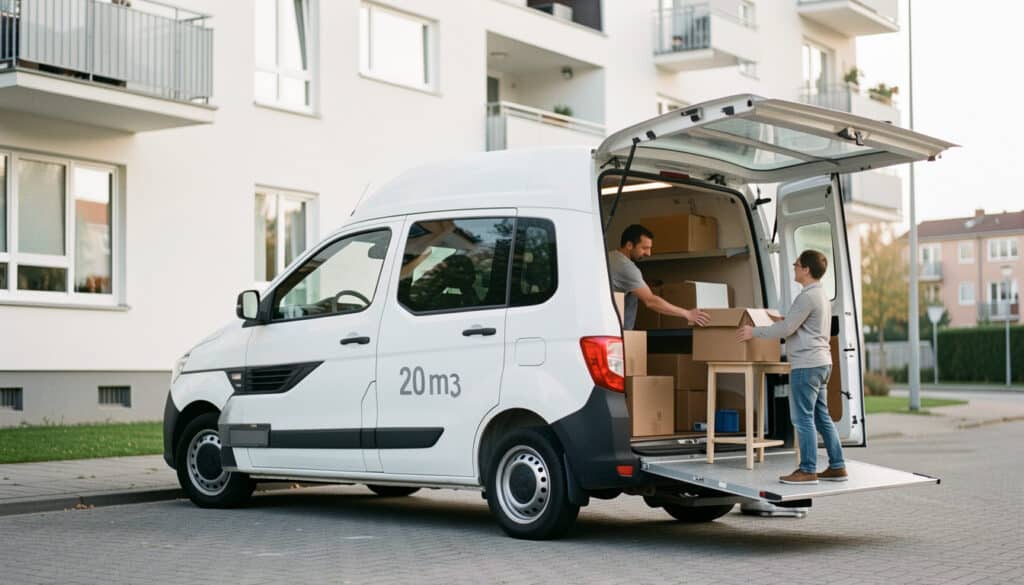Camion de 20 m³ avec hayon pour déménager sereinement