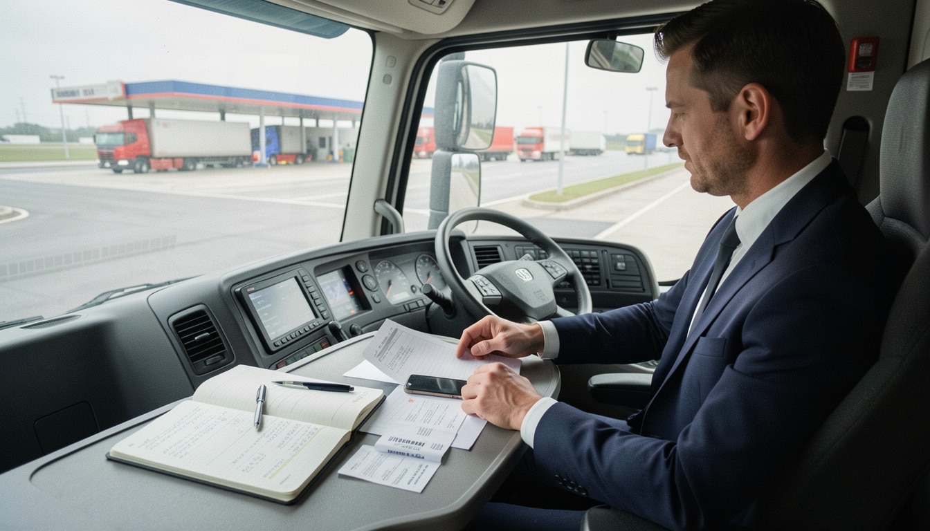 Frais de route en transport routier en 2026 : calcul